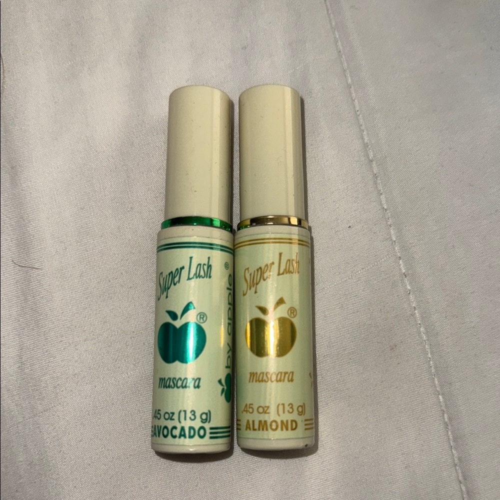 Apple Super Lash Mascara Set - Avocado Green & Almond Gold